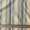 Bree in Silk Yellow | Drapery Fabric | Horizontal Stripes in Yellow / Lt Brown / Off White | Lightweight | 54" Wide | By the Yard