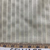 Striped Sheer in Butter Yellow | Sheer Drapery Fabric | Very Lightweight | 60" Wide | By the Yard