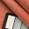 Velvet in Papaya | Upholstery Fabric | Coral Orange Red | Medium Weight | 54" Wide | By The Yard