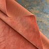 Velvet in Papaya | Upholstery Fabric | Coral Orange Red | Medium Weight | 54" Wide | By The Yard