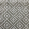 Sioux in Lichen | Upholstery Fabric | Diamond Design in Greenish-Grey / Off White | Medium Weight | 54" Wide | By the Yard