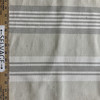 Athena in Linen | Upholstery Fabric | Grey Beige Stripes | Medium Weight | 54" Wide | By The Yard