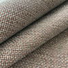 Basketweave in Grey on Orange | Upholstery Fabric | Commercial Grade / Heavyweight | 54" Wide | By the Yard