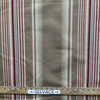 Jumpseat in Tobacco | Upholstery / Slipcover Fabric | Striped Canvas in Brown / Red / Peach | Medium Weight | 54" Wide | By the Yard