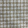 Cosby in Bisque | Upholstery / Slipcover Fabric | Check Plaid in Beige and White | Medium Weight | 54" Wide | By the Yard