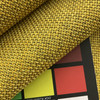Bumble Bee Yellow Basketweave | Upholstery Fabric | Yellow with Black Flecks | Medium Weight | 54" Wide | By the Yard