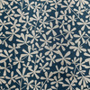 Strie Toss in Tourmaline | Upholstery Fabric | Blue Ivory Contemporary Floral | Medium Weight | 54" Wide | By The Yard