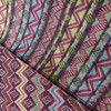 Zig Zag in Berry Crush | Upholstery Fabric | Purple Blue Green Chevron Jacquard | Medium Weight | 54" Wide | By The Yard