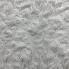 Tangle in Alabaster | Embroidered Drapery Fabric | White Leafy Vines | Medium Weight | 54" Wide | By The Yard