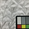 Tangle in White Pebble | Embroidered Drapery Fabric | White Silver Leafy Vines | Medium Weight | 54" Wide | By The Yard