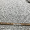 Zayla in Pewter | Embroidered Drapery Fabric | Grey Geometric Design | Medium Weight | 54" Wide | By The Yard