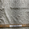 Zayla in Navajo | Embroidered Drapery Fabric | Brown Geometric Design | Medium Weight | 54" Wide | By The Yard