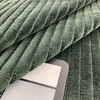 Forest Green Corduroy Upholstery Fabric | Wide Wale Velvet | Heavyweight | 54" Wide | By the Yard