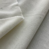 Ivory Off White Velvet Upholstery Fabric | Heavyweight / Durable | 54" Wide | By the Yard