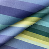 Solarium Sea Coral in Turquoise | OUTDOOR Home Decor Fabric | Stripes in Blues and Greens | Richloom | Medium Weight | 54" Wide | By the Yard