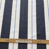 Stripes in Navy Blue / Royal Blue / White | Outdoor Upholstery Fabric | Water Resistant | Sunbrella-like | 54" wide | By the Yard