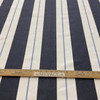 Stripes in Navy Blue / Royal Blue / White | Outdoor Upholstery Fabric | Water Resistant | Sunbrella-like | 54" wide | By the Yard