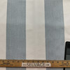 Wide Stripes in Grey-Blue and White | Outdoor Upholstery Fabric | Water Resistant | Sunbrella-like | 54" wide | By the Yard