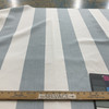 Wide Stripes in Grey-Blue and White | Outdoor Upholstery Fabric | Water Resistant | Sunbrella-like | 54" wide | By the Yard