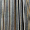 Stripes in Black / Brown / Grey | Outdoor Upholstery Fabric | Water Resistant | Sunbrella-like | 54" wide | By the Yard
