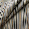 Stripes in Black / Brown / Grey | Outdoor Upholstery Fabric | Water Resistant | Sunbrella-like | 54" wide | By the Yard