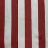 Stripes in Red and White | Outdoor Upholstery Fabric | Water Resistant | Sunbrella-like | 54" wide | By the Yard