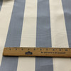 Stripes in Light Blue and Off White | Outdoor Upholstery Fabric | Water Resistant | Sunbrella-like | 54" wide | By the Yard