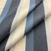 Stripes in Navy / Blue / Ivory | Outdoor Upholstery Fabric | Water Resistant | Sunbrella-like | 54" wide | By the Yard