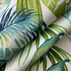 Solarium Seneca in Caribe | OUTDOOR Home Decor Fabric | Tropical Floral Watercolor in Blue / Green |  Richloom | Medium Weight | 54" Wide | By the Yard (Also Sku FDC0123-0510976)
