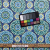 Tabea in Ocean | OUTDOOR Home Decor Fabric | Medallions in Blue / Green | Berkshire Home | Medium Weight | 54" Wide | By the Yard