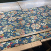 Solarium Telfair in Peacock | OUTDOOR Home Decor Fabric | Floral in Blue / Green / Orange | Richloom | Medium Weight | 54" Wide | By the Yard