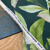 Solarium Mekko in Emerald | OUTDOOR Home Decor Fabric | Leaves in Teal / Green | Richloom | Medium Weight | 54" Wide | By the Yard (Also sku fdc0123-0826266)
