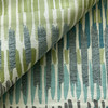 Caravan in Oasis | Upholstery Fabric | Blue Green Abstract Stripe | Medium Weight Jacquard | 54" Wide | By The Yard