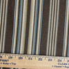 Stripes in Brown / Tan / Blue-Grey | Upholstery Fabric | Medium Weight | 54" Wide | By the Yard