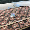 April in Spice | Upholstery Fabric | Retro Floral in Brown / Rust / Burgundy | Heavyweight | 54" Wide | By the Yard