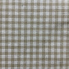 Shelly in Bisque | Upholstery Fabric | Beige White Check Plaid | Medium Weight | 54" Wide | By The Yard