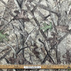 Camo in Brown | Hunting Apparel / Light Upholstery Fabric | Microsuede Tree Camouflage in Brown / Green | Medium Weight | 54" Wide | By the Yard