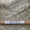 Envy in Tan | Drapery / Upholstery Fabric | Floral Vines in Khaki Tan | Lightweight | 54" Wide | By the Yard
