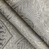 Sherry in Palazzo | Upholstery Fabric | Gold / Taupe Damask | Medium Weight | 54" Wide | By The Yard