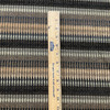 Giggle in Gravity | Upholstery Fabric | Diamond Stripes | Brown / Tan / Bronze | 54" Wide | By the Yard