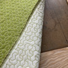 Tangram in Key Lime | Upholstery Fabric | Lime Green Quilted Geometric | Commercial Grade / High Performance | 54" Wide | By the Yard