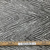 Idol in Pewter | Upholstery Fabric | Chenille | Large Scale Chevron | Grey and White | Heavy weight | 54" Wide | By the Yard