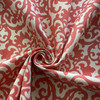 Duncan in Coral | Home Decor Fabric | Coral Red Damask | Waverly | Medium Weight | 45" Wide | By the Yard