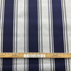 Sunbrella-like Stripe Captain Navy / White | Outdoor Fabric | Awning Weight | Solution Dyed Acrylic | 46" Wide | By the Yard