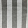 Sunbrella-like Silica Stripes | Grey / White | Outdoor Fabric | Awning Weight | Solution Dyed Acrylic | 46" Wide | By the Yard