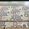 Douro in Mardi Gras | Velvet Home Decor Fabric | Purple Green Red Medallions | Covington | 54" Wide | By the Yard