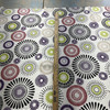 Douro in Mardi Gras | Velvet Home Decor Fabric | Purple Green Red Medallions | Covington | 54" Wide | By the Yard