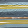 Wide Stripes in Blue Green White | Upholstery Fabric | Large Scale | Medium weight | 54" Wide | By the Yard