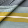 Wide Stripes in Blue Green White | Upholstery Fabric | Large Scale | Medium weight | 54" Wide | By the Yard