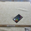 Sunshine Diamond Design | Printed Upholstery Fabric | Yellow White  | Felt Backed | 54" Wide | By the Yard